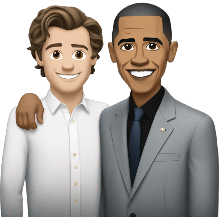 Harry styles and Obama emoji