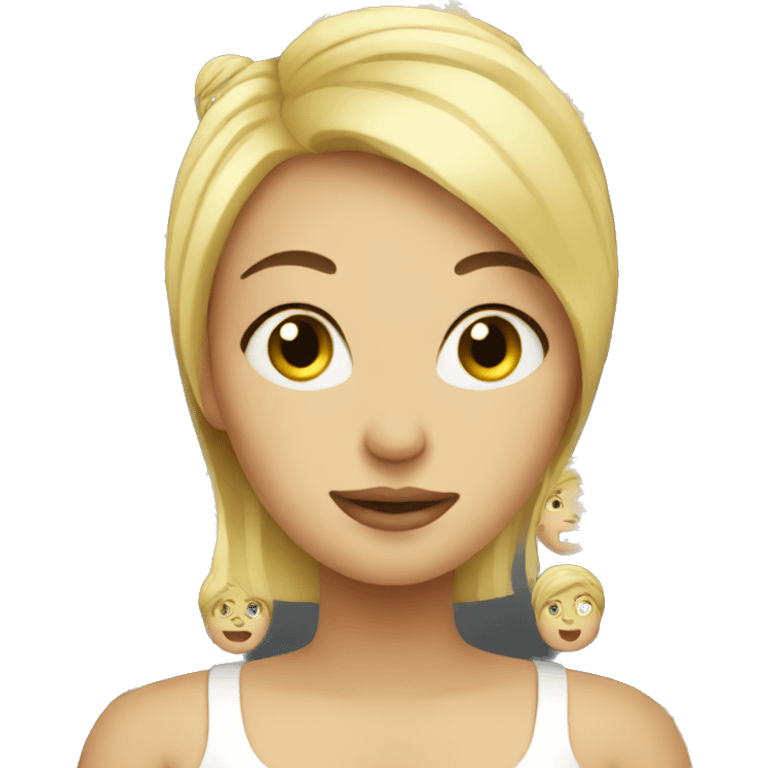 pregnant blonde emoji