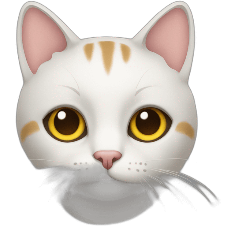 Cat designer emoji