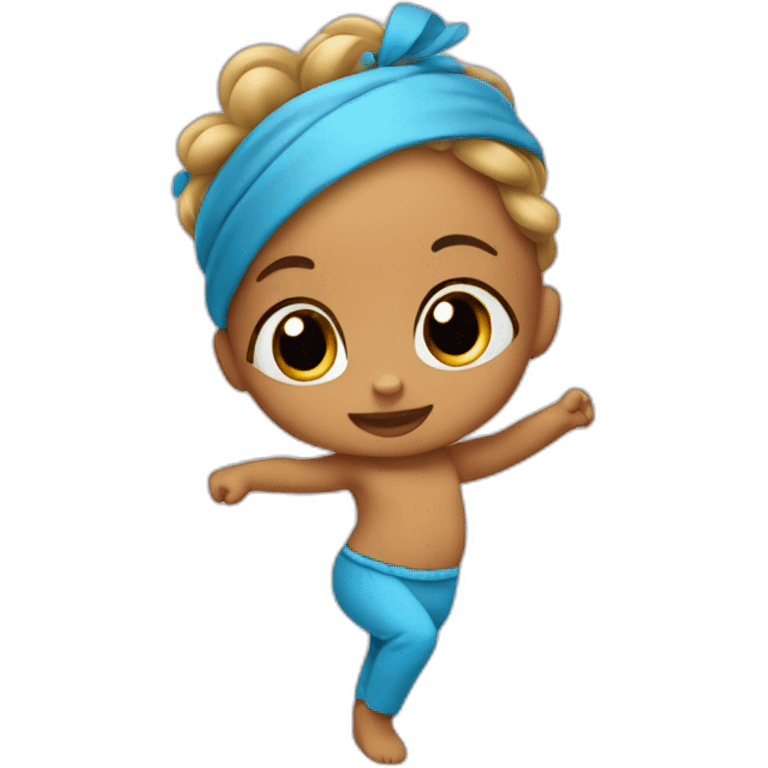 un bébé qui danse  emoji