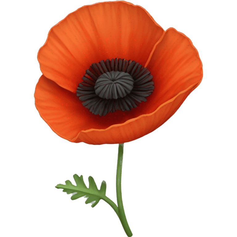 poppy flower emoji