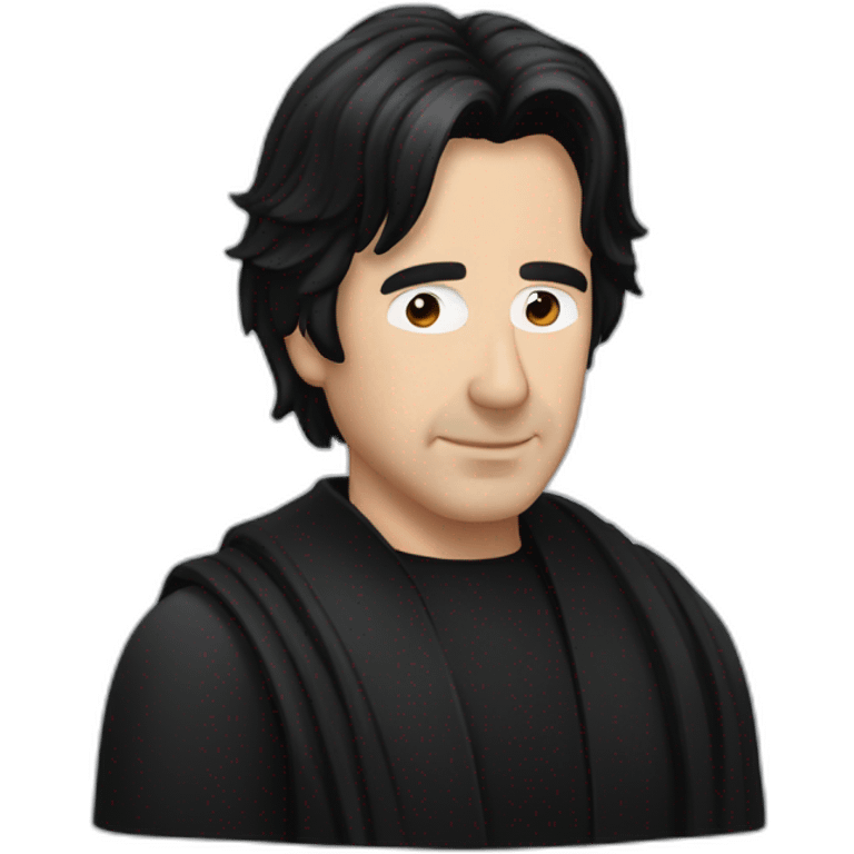 black hair alan rickman emoji