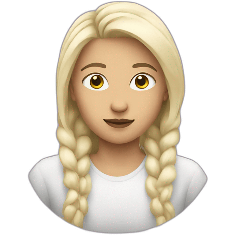 a non binary Swedish person emoji