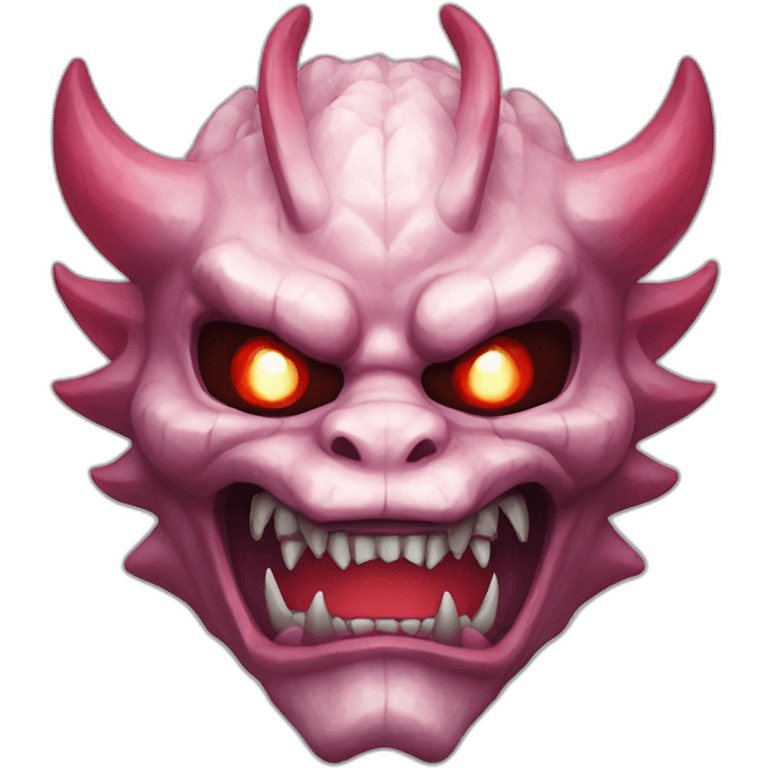 oni crystal dragon japanese mask emoji