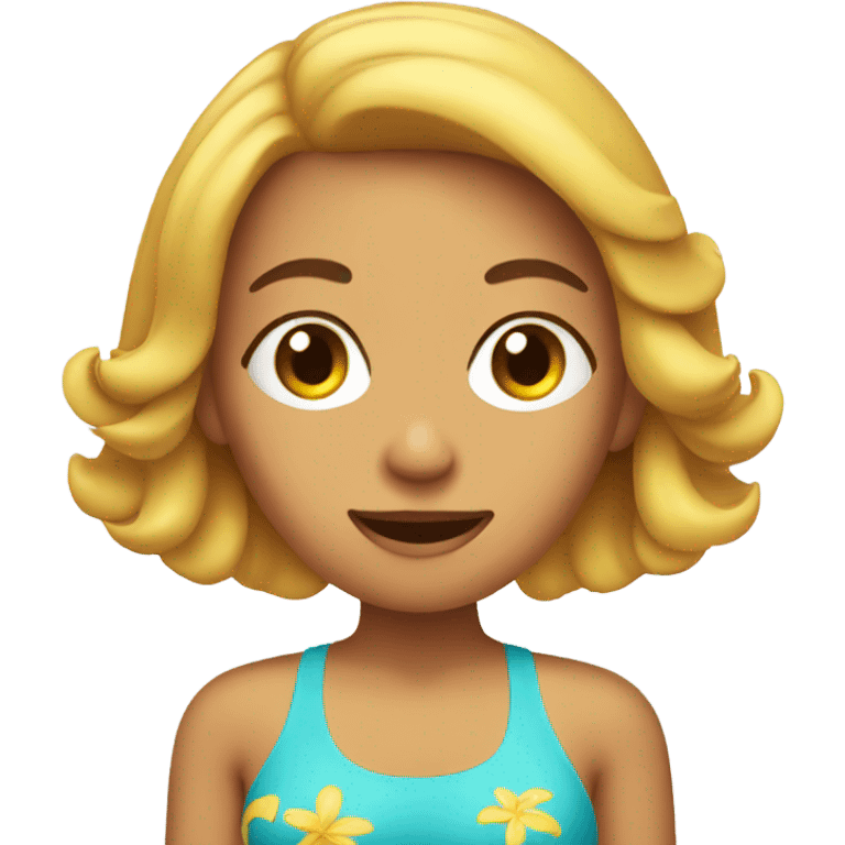 Woman in bathing suit  emoji