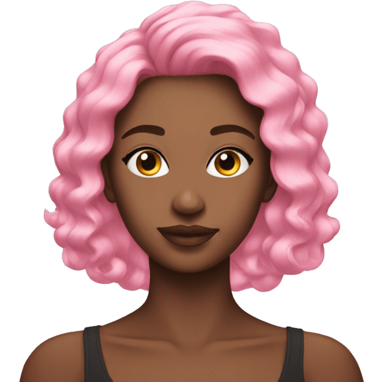 Haircare pinkish emoji