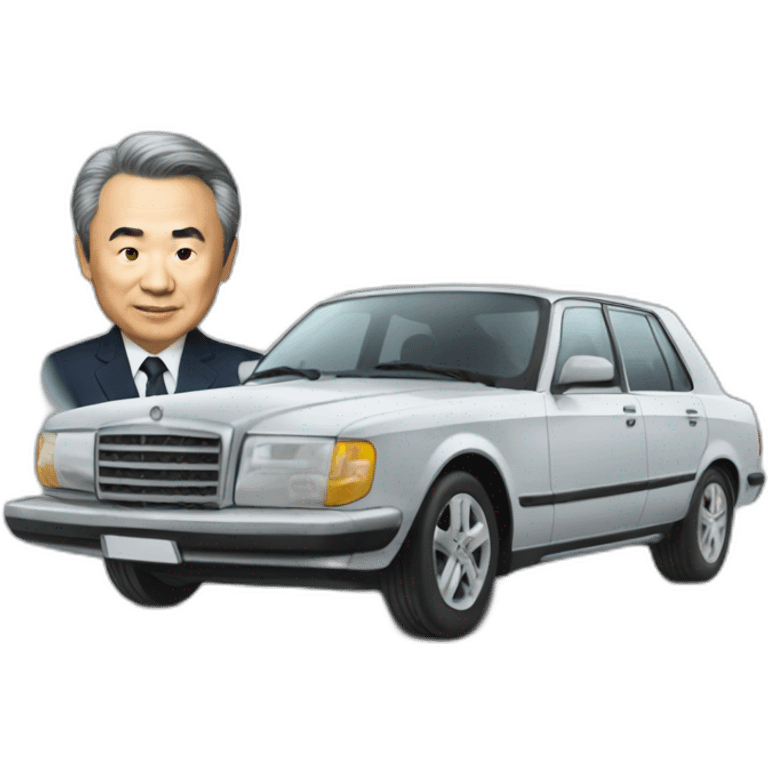 nazarbaev with car emoji