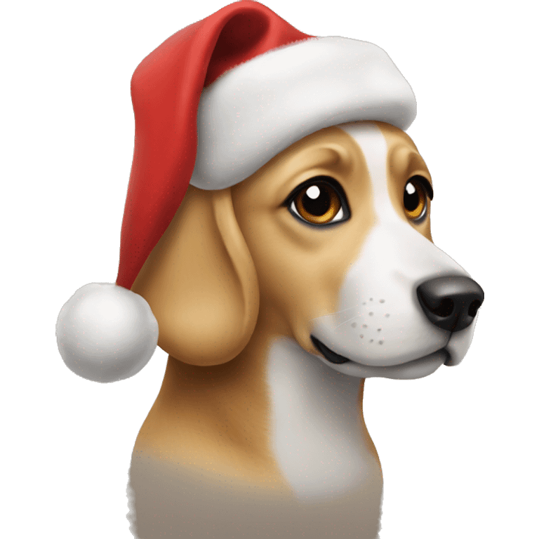 Dog Christmas  emoji