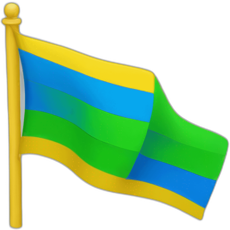 Linear-yellow-green-blue-flag-with-ⵣ emoji