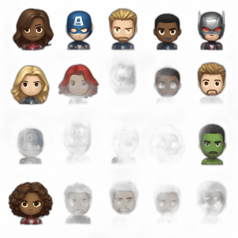 All avengers emoji