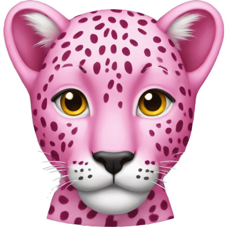 pink cheetah emoji