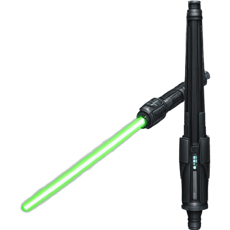 black lightsaber starwars emoji