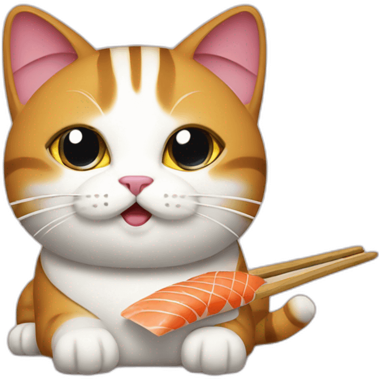 master Sushi cat emoji