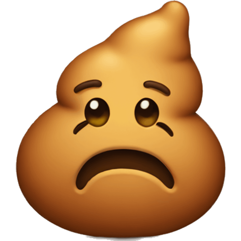 Sad poop emoji emoji