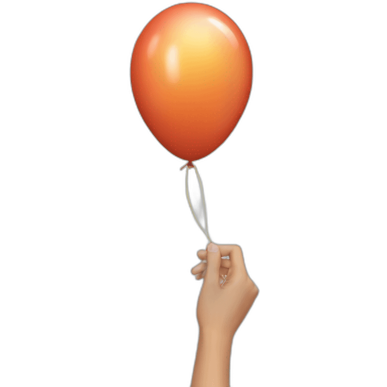 Ballon de hand emoji