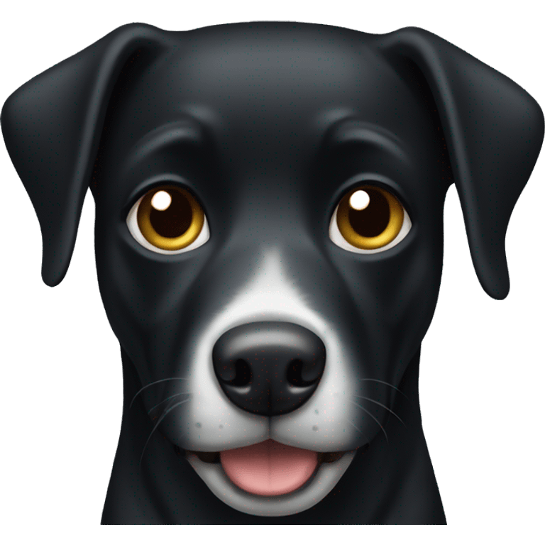 Black dog emoji