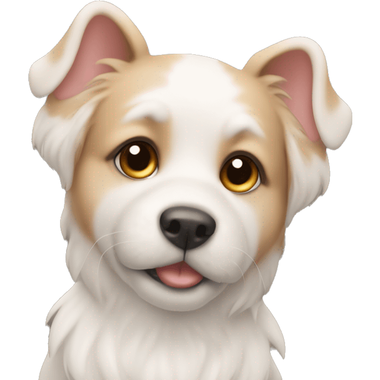 Cute dog ￼ emoji