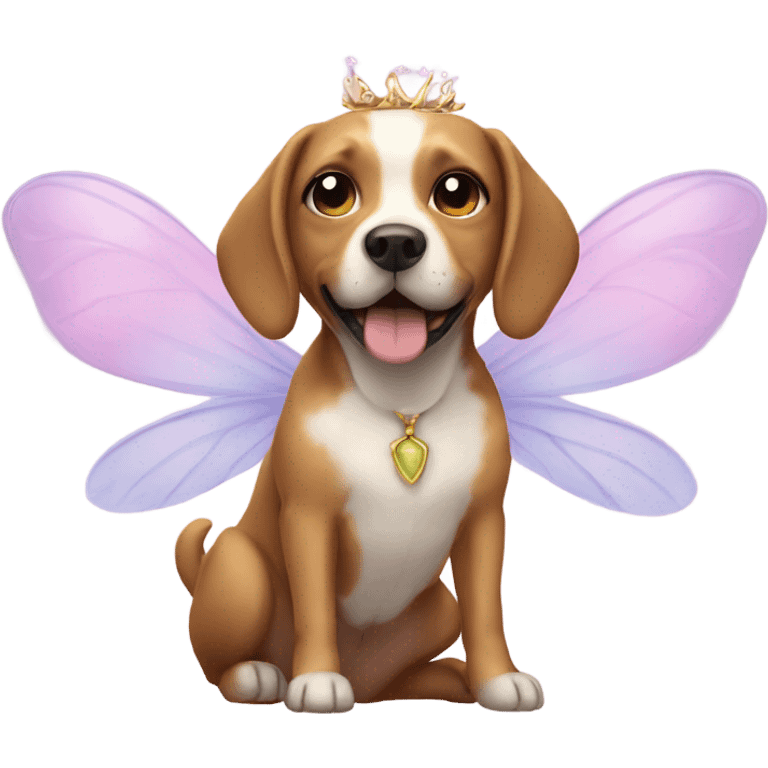 Dog fairy  emoji