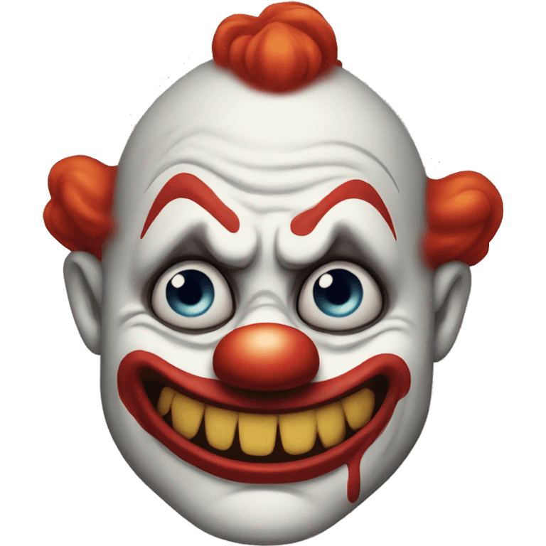 scary clown emoji