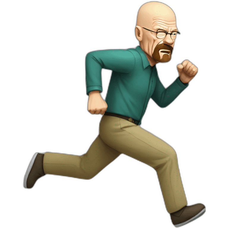 Walter White running emoji