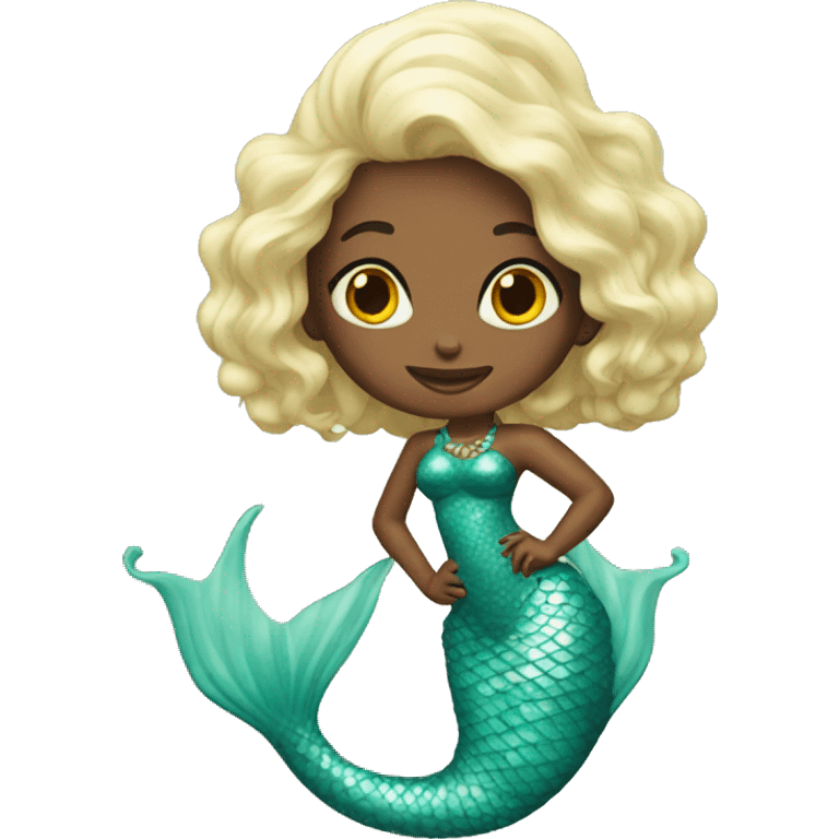 Mermaid queen emoji