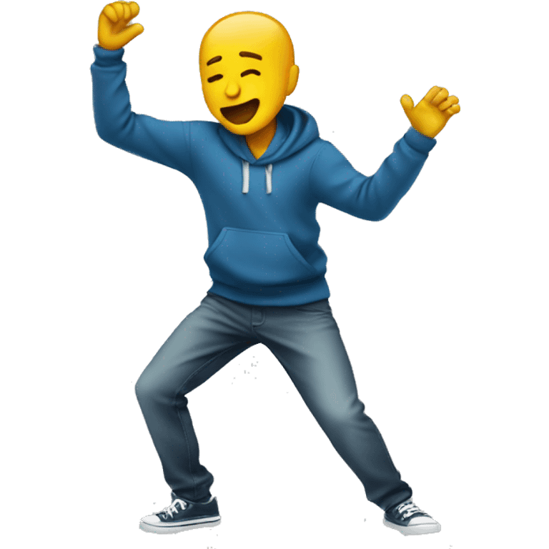 A Person making a dab emoji