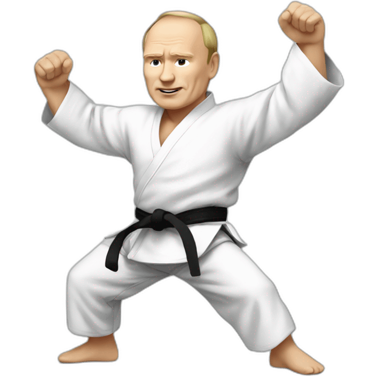 Vladimir Poutine judo emoji