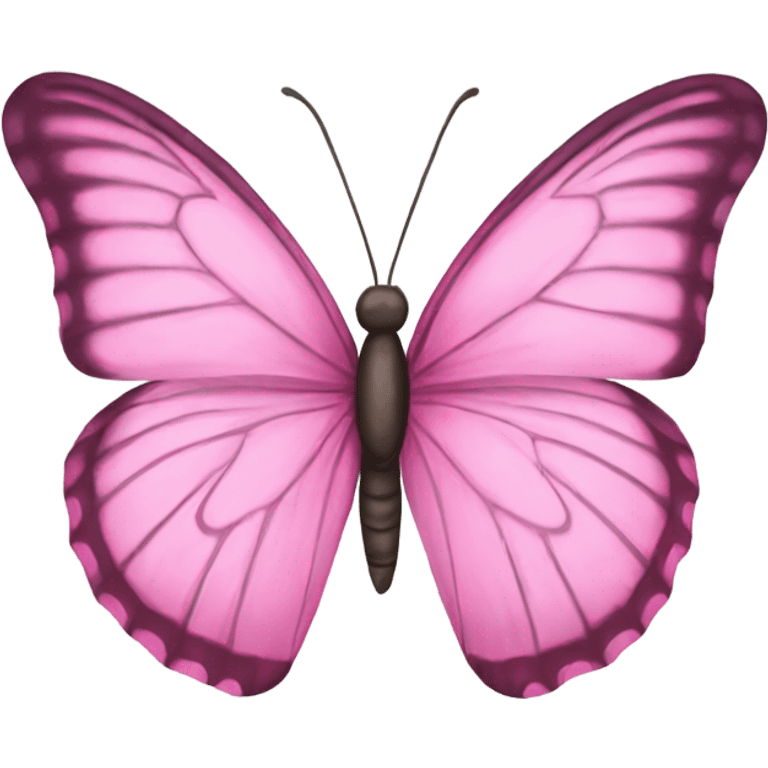 Pink butterfly  emoji