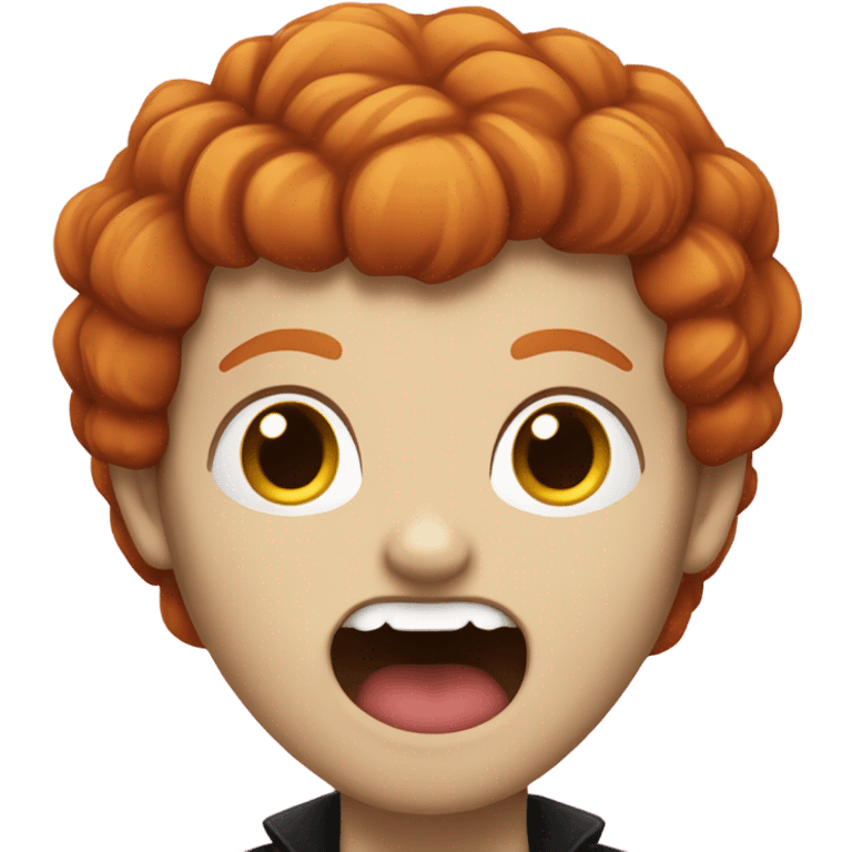 Ginger vampire emoji