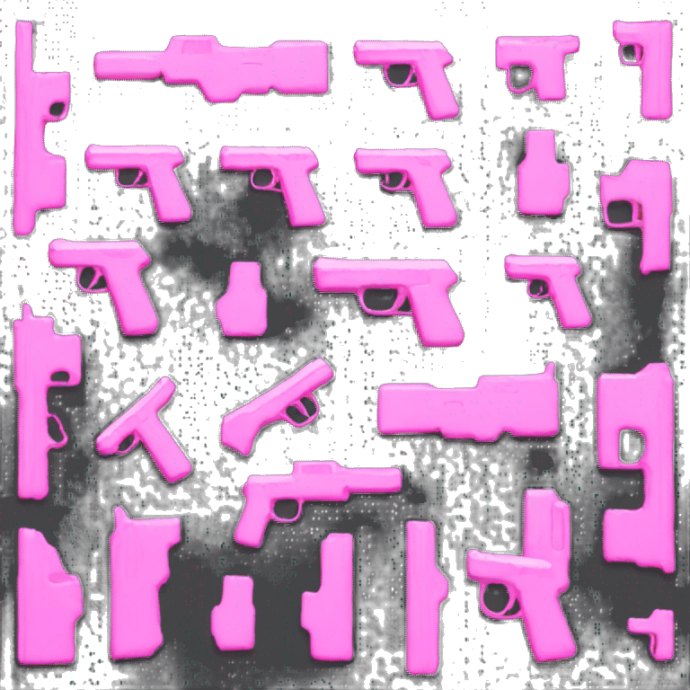 pink gun emoji