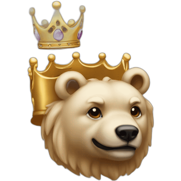 G8rl with crown and teddy emoji