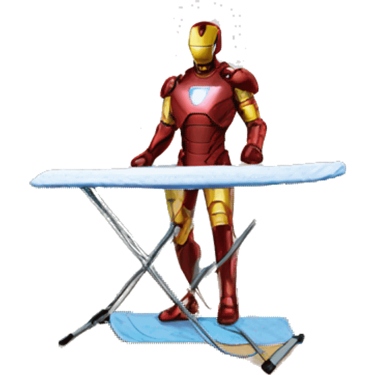 ironman ironing clothes emoji