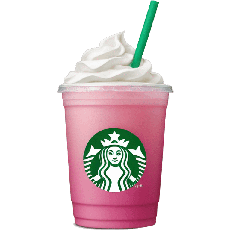 Starbucks pink drink emoji