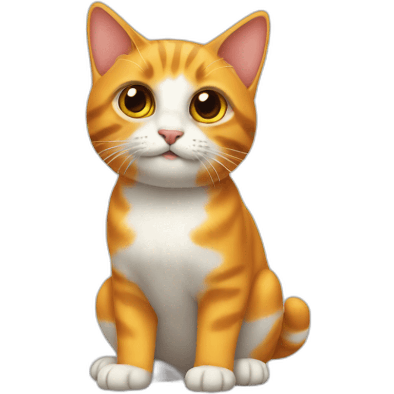 gatinho laranja emoji