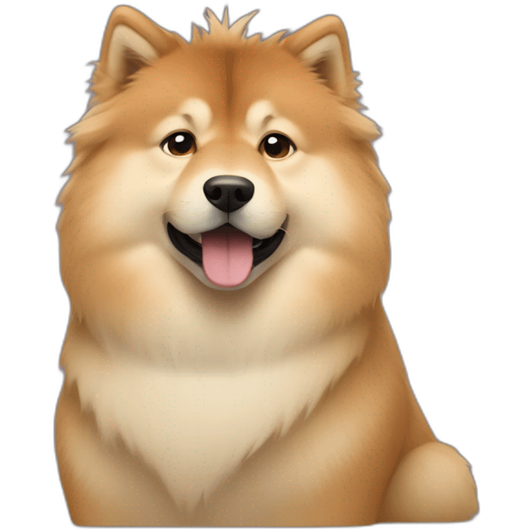 elon musk on Eurasier emoji