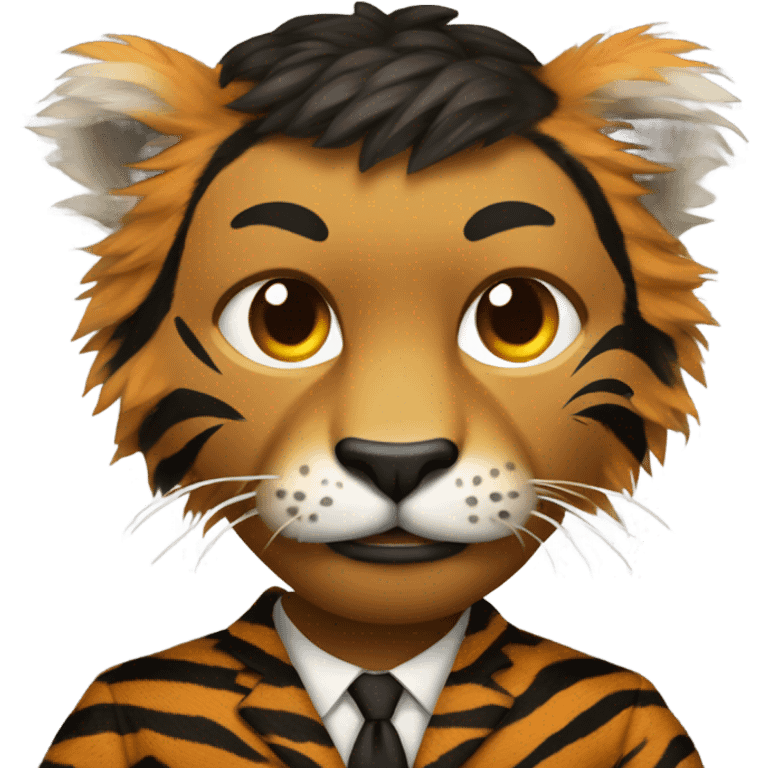 Obama wearing a tiger suit with clenched claws emoji