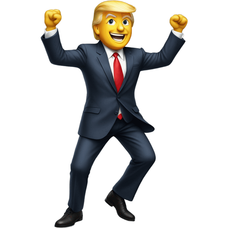 Trump dancing  emoji