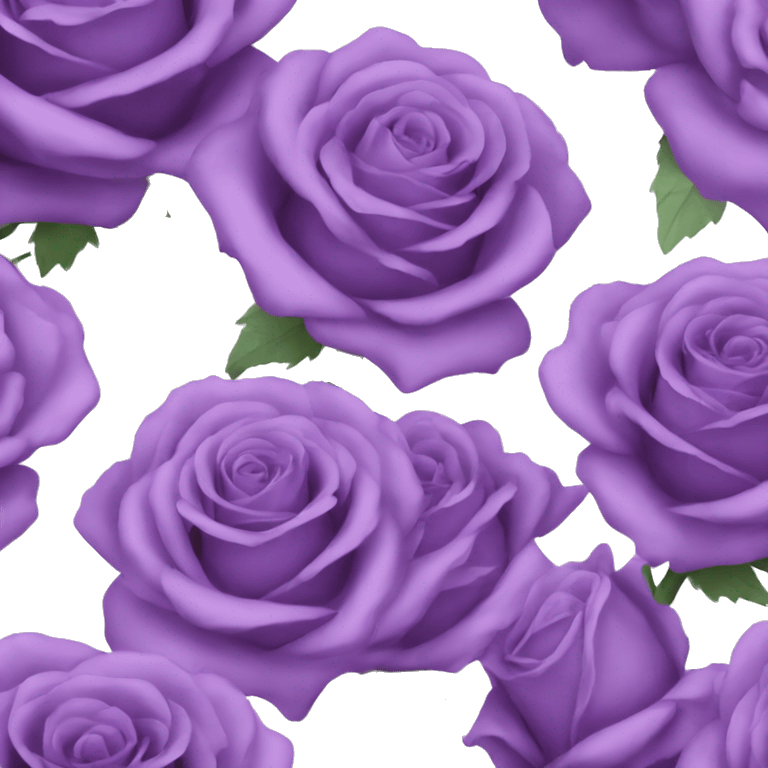 Purple Roses  emoji