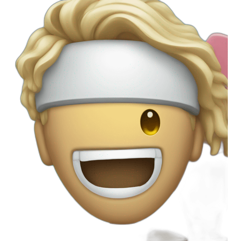 Dentista na praia  emoji