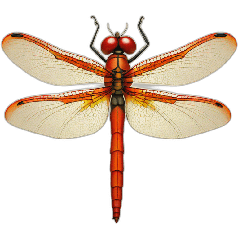 Dragon fly red emoji