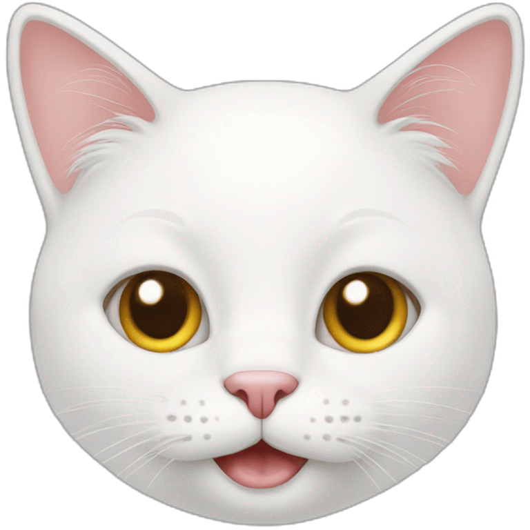 happy-white-cat-in-iphone emoji