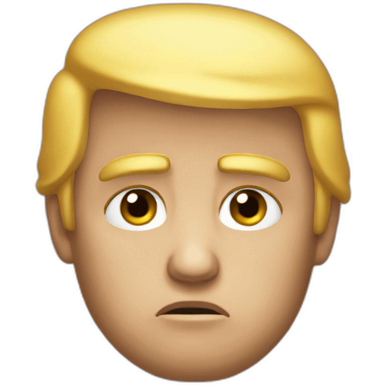 sad donald trump emoji