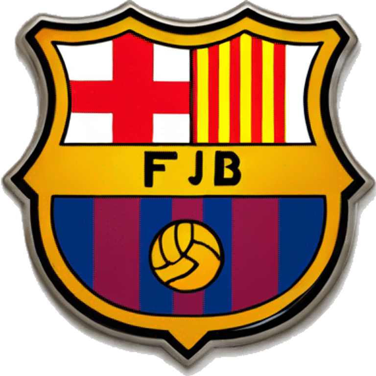 FC Barcelona emblem emoji