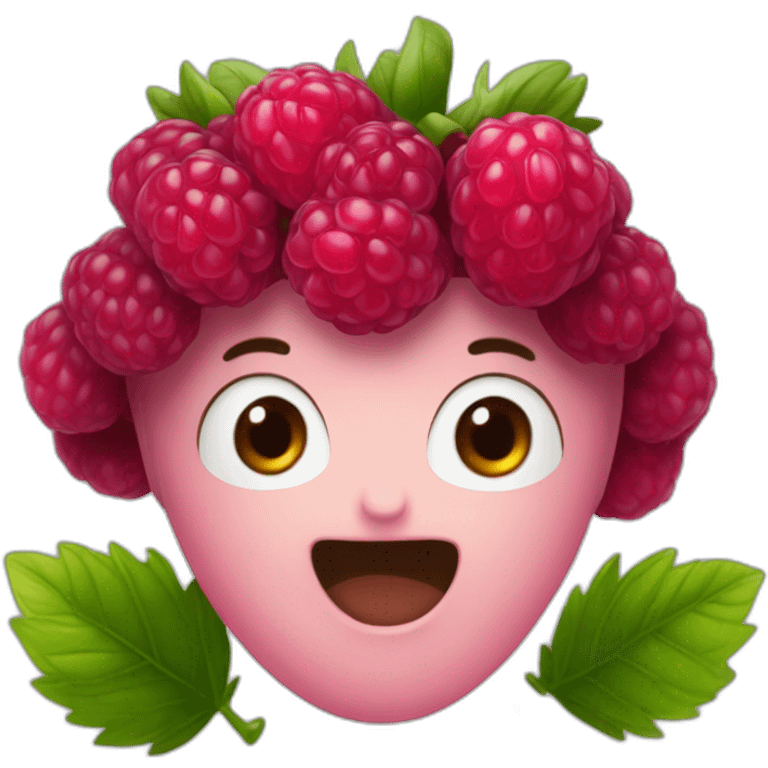 Une framboise emoji