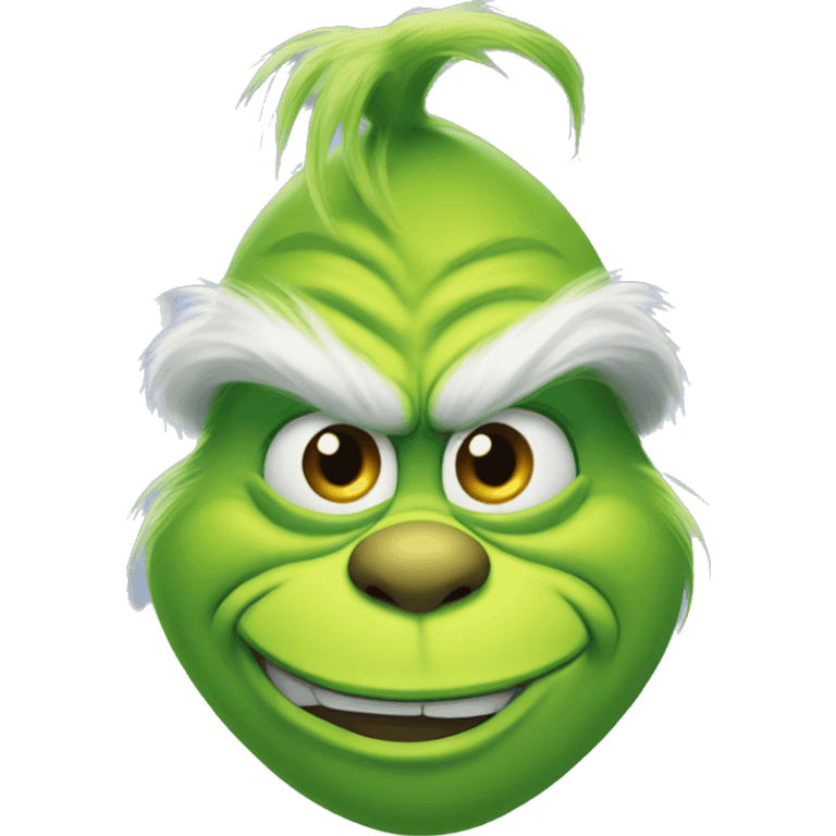 grinch smirking  emoji