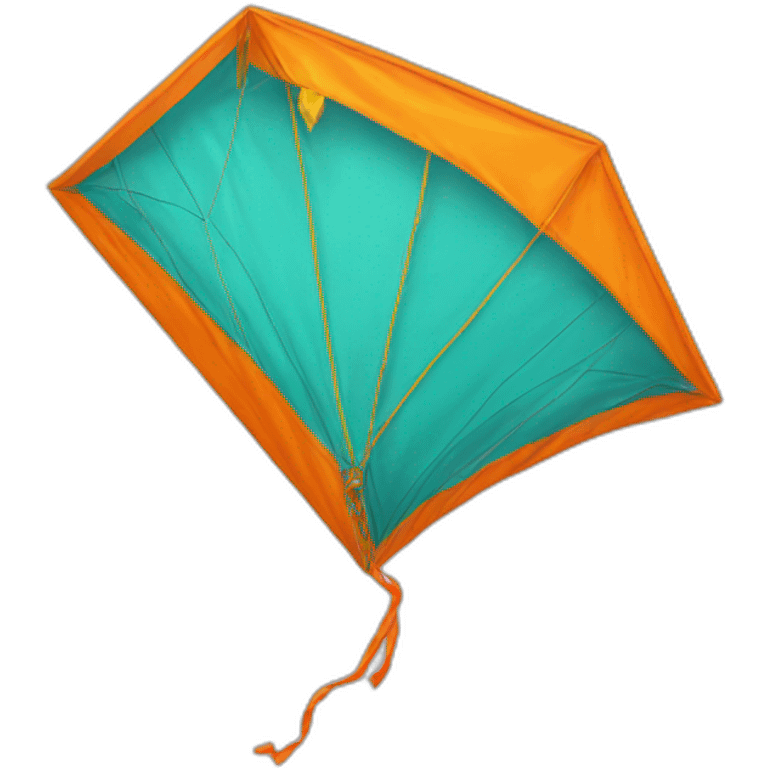 orange kite emoji