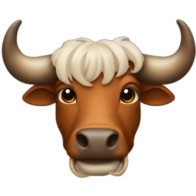 Ox horns emoji