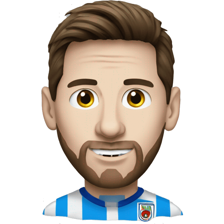 Lionel messi with world cup emoji