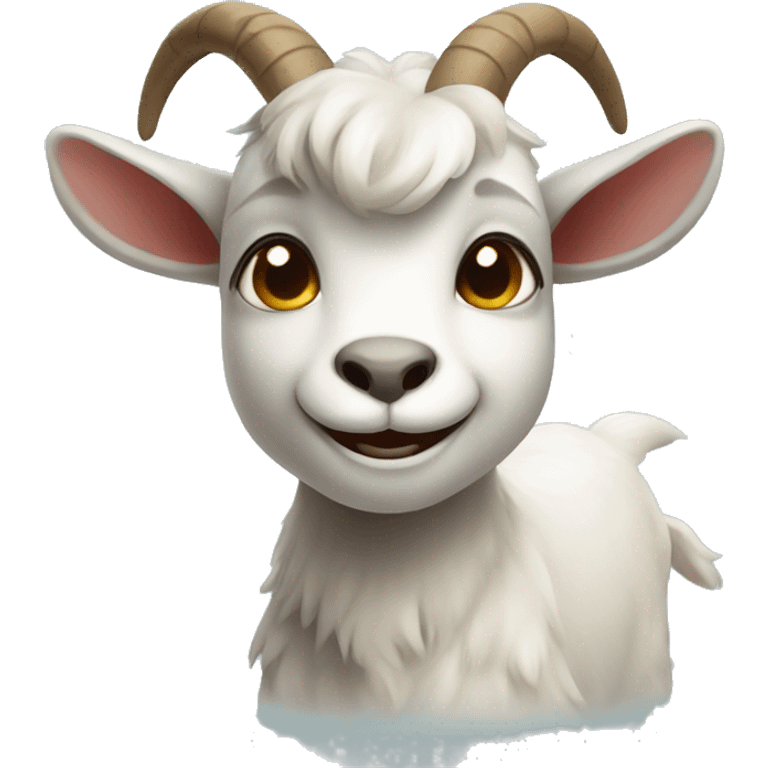 cute little goat  emoji