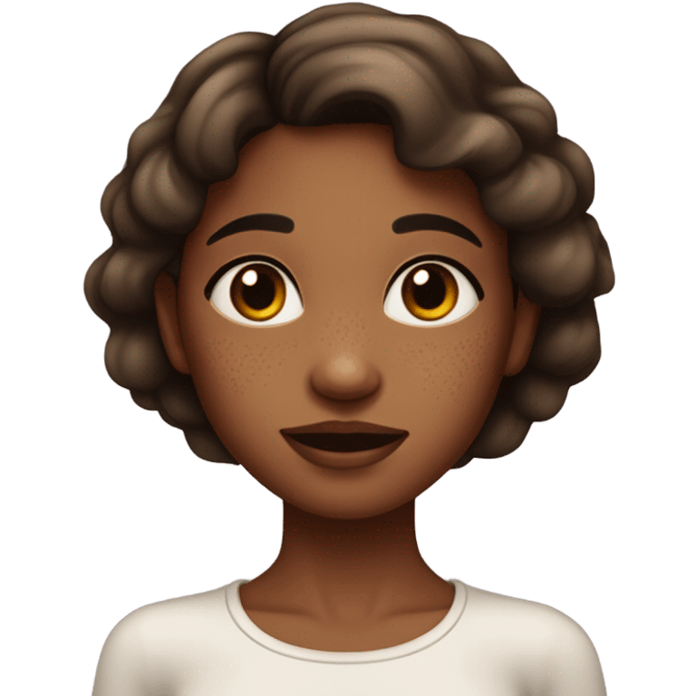 Hyperpigmentation girl emoji